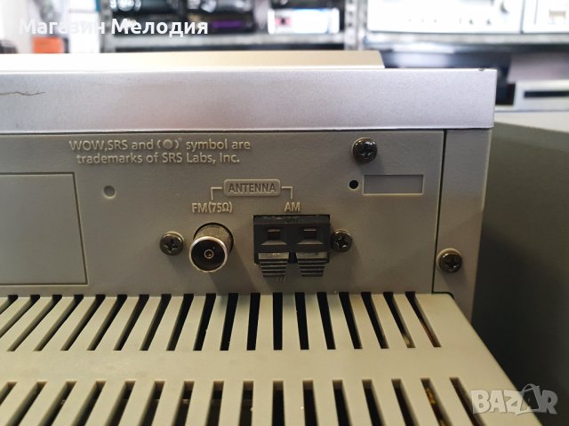 Аудиосистема Samsung MM-ZJ8 с две тонколони. Има радио с RDS, диск (mp3), касета и aux. С дистанцион, снимка 12 - Аудиосистеми - 41667150