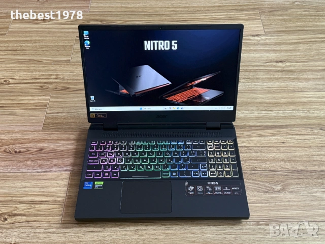 144Hz Nitro`Core i7-12650H/RTX 4050/16GB DDR5/512GB NVMe/Full HD IPS/Бат 6ч