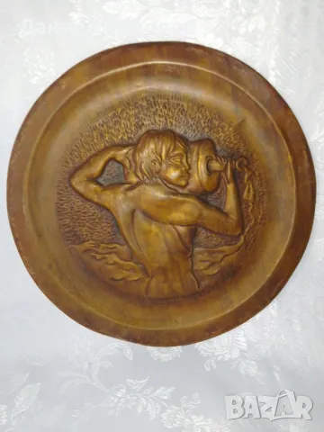 Стара Медна  Декоративна Картина , Медно Пано, снимка 1