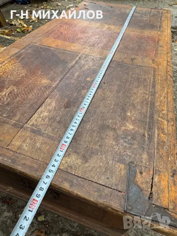 Сандък стар на над 100 г, снимка 4 - Антикварни и старинни предмети - 48135992