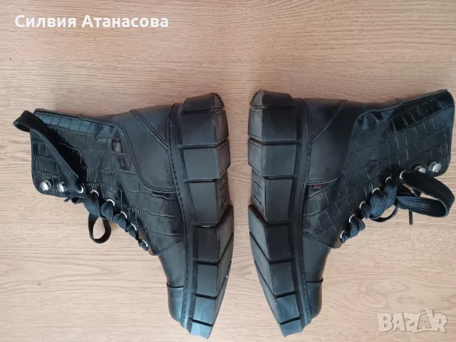 Зимни боти ALOHAS ест.кожа, снимка 5 - Дамски боти - 48010216