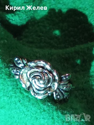 ПРЪСТЕН - РОЗА ПОСРЕБРЕН или СРЕБЪРЕН ВИНТИДЖ АРТ МОДЕЛ 22222, снимка 10 - Пръстени - 32991973