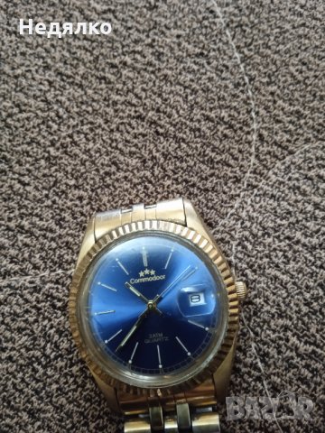 Оригинален мъжки ретро кварцов часовник Commodoor, снимка 2 - Антикварни и старинни предмети - 34852714