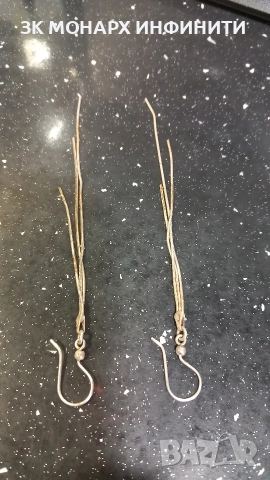 сребърни обеци 