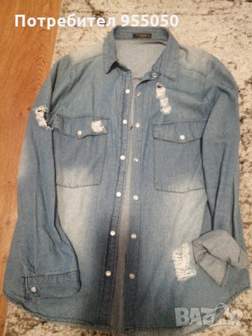 Дамска дънкова ризка