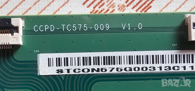 T con board CCPD- TC575 -009 V1.0 за Philips 58PUS8505/12, снимка 2 - Части и Платки - 51943841