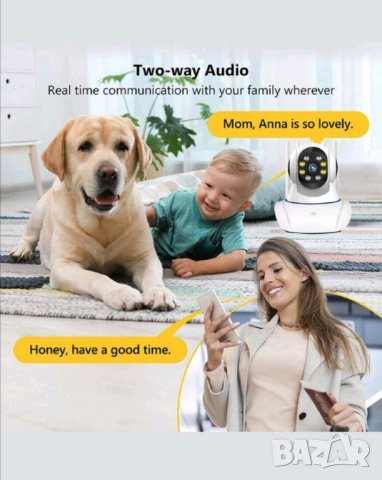 Настолна камера за наблюдение с Wi fi или SD карта, снимка 5 - IP камери - 42431861