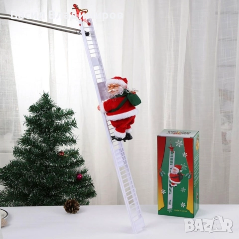 Катерещ се по стълба Дядо Коледа, снимка 2 - Декорация за дома - 52683703