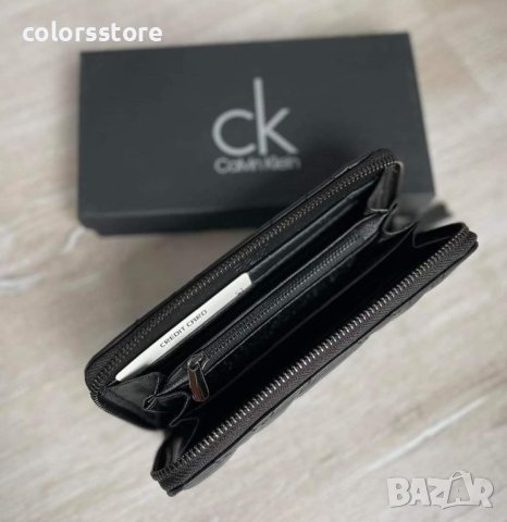 Луксозно черно портмоне Calvin Klein  код SG-R33P, снимка 3 - Портфейли, портмонета - 41801337