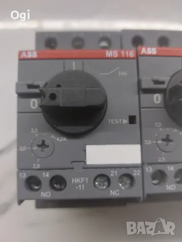 Моторна защита ABB Модел MS116   , снимка 6 - Друга електроника - 48438630