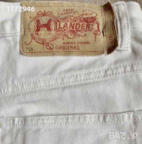 Бели оригинални дънки High Landers W32, снимка 1