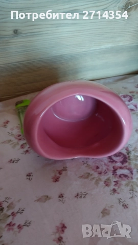 Гланцова керамична ваза сърце , снимка 3 - Вази - 52221652