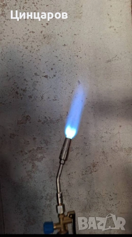 Горелка с палец, флакон мап газ, маркуч дължина 1.5м, регулатор флакон газ мап.Произход Германия, снимка 3 - Други машини и части - 53443922