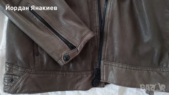 Ново кожено яке G-Star Raw, снимка 9 - Якета - 48039325