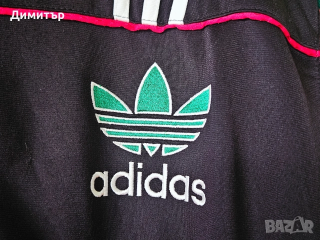 Vintage Adidas track jacket горница анцунг band of the 3 stripes XL, снимка 11 - Спортни дрехи, екипи - 52703479