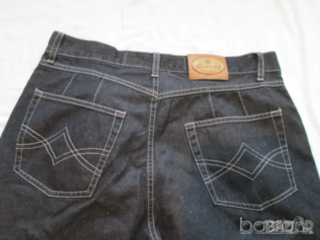 SAND нови,с етикет унисекс сини дънки. Размер 42 по етикет (Отговарят на размер 33)., снимка 2 - Дънки - 50411748