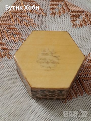 Малка дървена кутийка, Сирия, снимка 6 - Антикварни и старинни предмети - 40890525