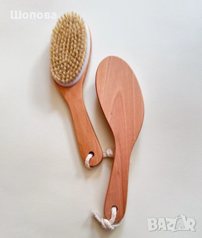 Четка за сухо четкане за гладка кожа 