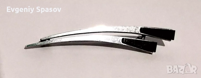 Старинна Сребърна Брошка от немският бижутер дизайнер Andreas Daub със зелени камъни., снимка 3 - Други - 52441153