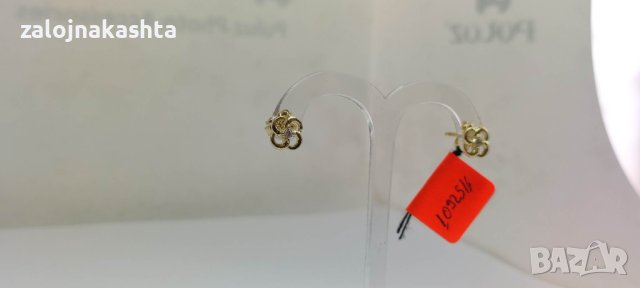 Нови Златни обеци-1,50гр/14кр, снимка 3 - Обеци - 40665848