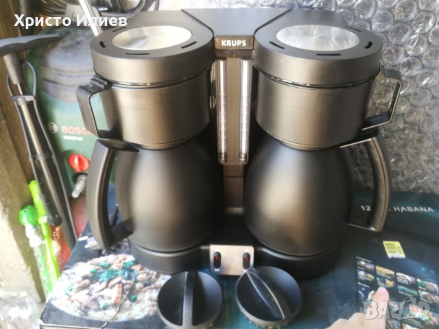 Кафемашина Krups с две термокани с филтър двойна кафе машина, снимка 9 - Кафемашини - 42019455
