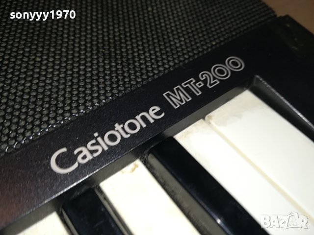 CASIO MT-200 CASIOTONE-MADE IN JAPAN-ВНОС SWISS 1707231134, снимка 10 - Синтезатори - 41572743