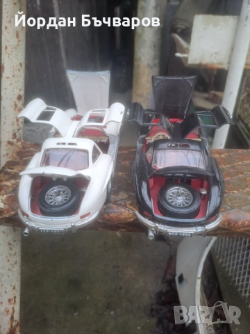 Метални  колекционерски Mercedes Banz 300SL Burago Italy 1:18 метален ретро модел, снимка 6 - Колекции - 53020517