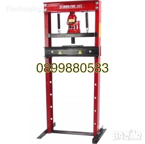 Хидравлична преса за 20т с бутилков крик, снимка 3 - Други инструменти - 51563583