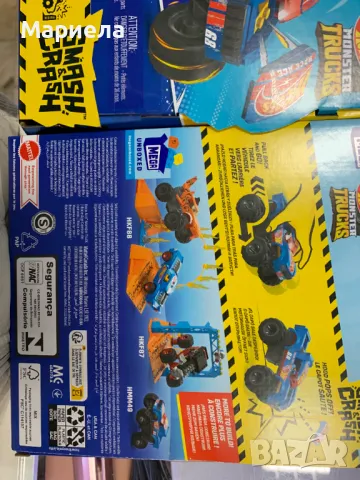 Игрален комплект Hot Wheels Monster Truck - Smash & Crash Race Ace, 85 части, снимка 9 - Конструктори - 47627509