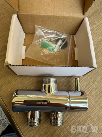 Превключвател/Разпределителен Вентил за Душ Система GRIFEMA – 3-пътен, Хромиран!, снимка 2 - Смесители - 50690315