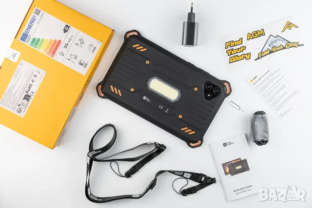 AGM PAD P3 8.68" - 8.7" 6GB+6GB/258GB, 7200mAh, Android 16, защита IP68/IP69K/MIL-STD810H, снимка 2 - Таблети - 55975295