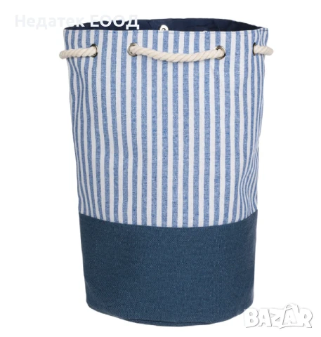 Плажна чанта, Син, Ø30x47см., снимка 2 - Чанти - 50630075