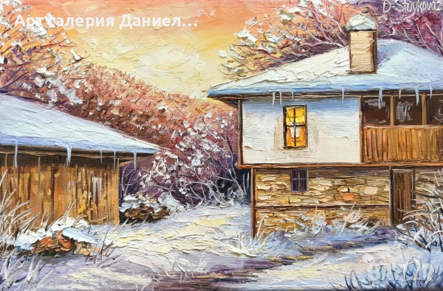 Коледна картина - Под крилото на снега