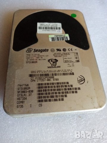 SEAGATE IDE хард диск за ретро компютър , снимка 3 - Твърди дискове - 42481858