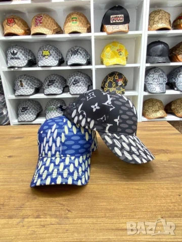 шапки с козирка gucci burberry louis vuitton , снимка 11 - Шапки - 51004313