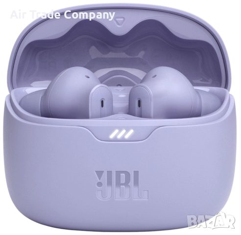 Безжични слушалки JBL Tune Beam, Bluetooth, лилави
