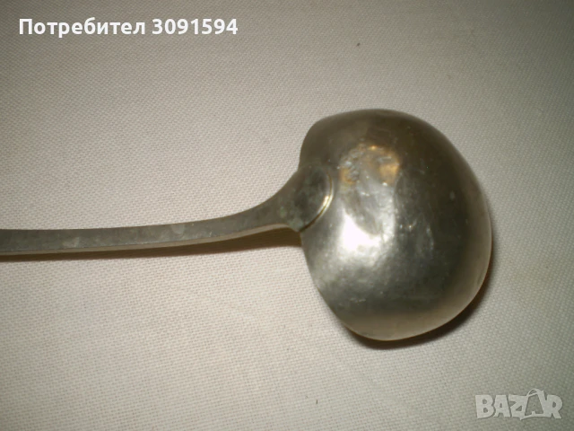 1910 г. Ретро античен малък черпак Art Nouveau Wellner Alpacca., снимка 3 - Антикварни и старинни предмети - 50484140