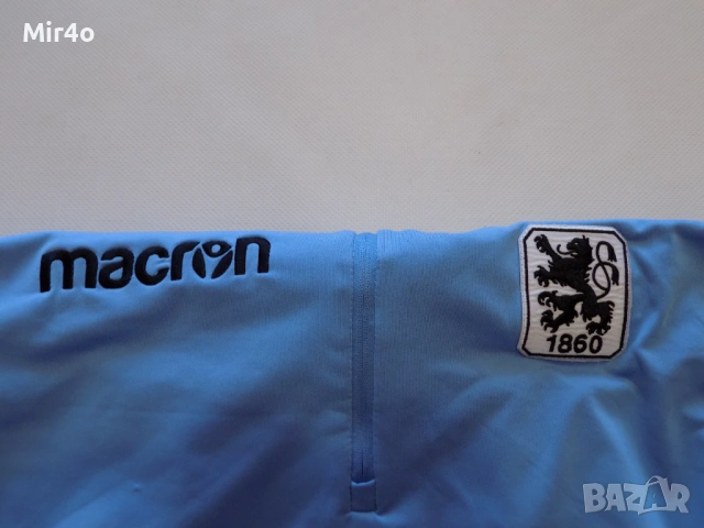 футболна блуза tsv 1860 munich macron фанела тениска худи горнище елек екип спортна мъжка оригинал M, снимка 3 - Спортни дрехи, екипи - 51139727
