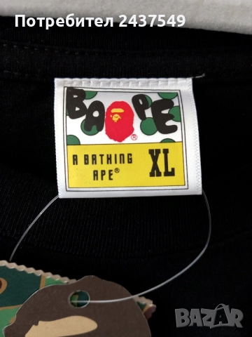 тениска Bape A bathing ape tee, снимка 4 - Тениски - 52056411