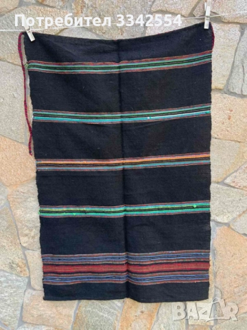 ПРЕСТИЛКА ВЪЛНА ТЪКАНА СТАРИННА ЕТНИКА, снимка 10 - Антикварни и старинни предмети - 51545690