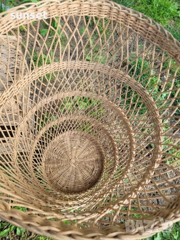 РАТАНОВА кошница, голям ПЛЕТЕН кош, снимка 11 - Декорация за дома - 50674755