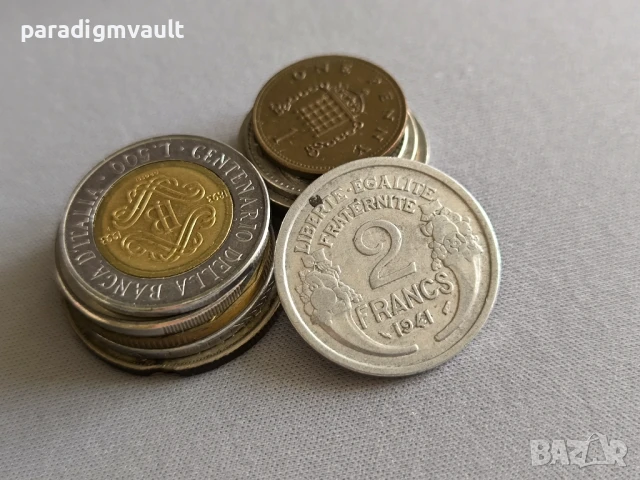 Монета - Франция - 2 франка | 1941г.