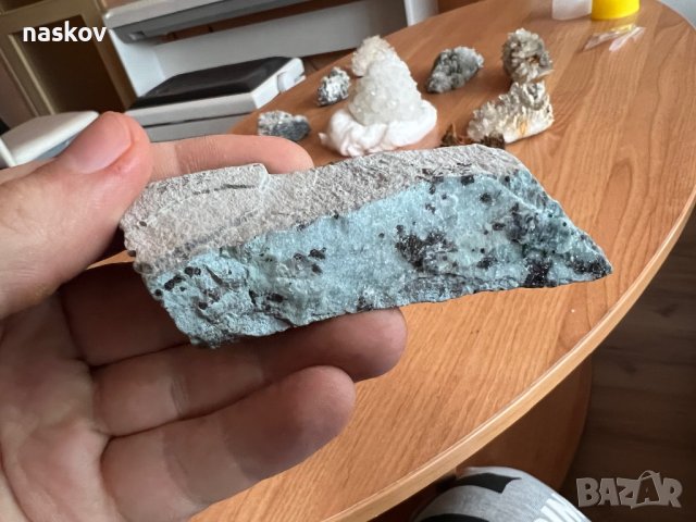 Кристали иглест ахат, аметист, селенит, везувианит, пирит, опушен кварц, снимка 13 - Колекции - 27741404