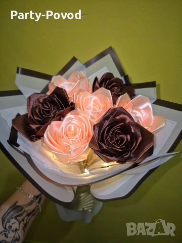 Сатенени букети 