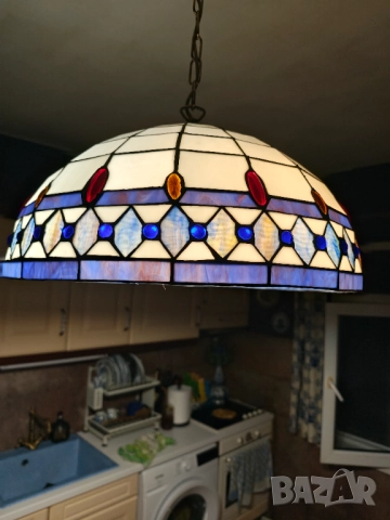 Полилей тип Тифани., снимка 4 - Лампи за таван - 51939204