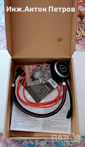 Безжични Jabra Evolve 65 UC mono, снимка 2 - Слушалки и портативни колонки - 41610915