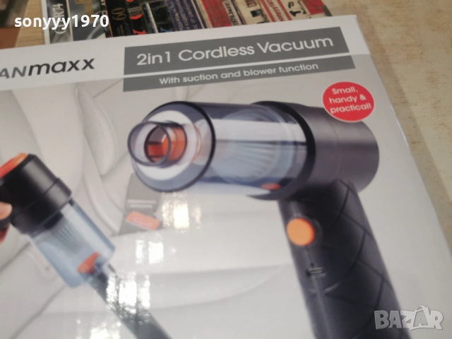 МИНИ АКУМУЛАТОРНА ПРАХОСМУКАЧКА ЗА КОЛАТА ЗА ДОМА 1902261455, снимка 3 - Прахосмукачки - 53536403