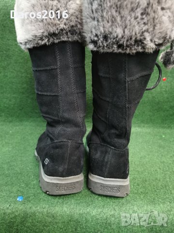 Топли дамски ботуши Skechers 41 номер , снимка 5 - Дамски ботуши - 38641971
