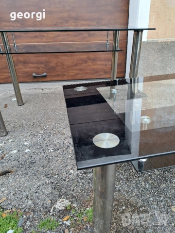 кухненска и холна маса със стъклен плот, снимка 9 - Маси - 52707840