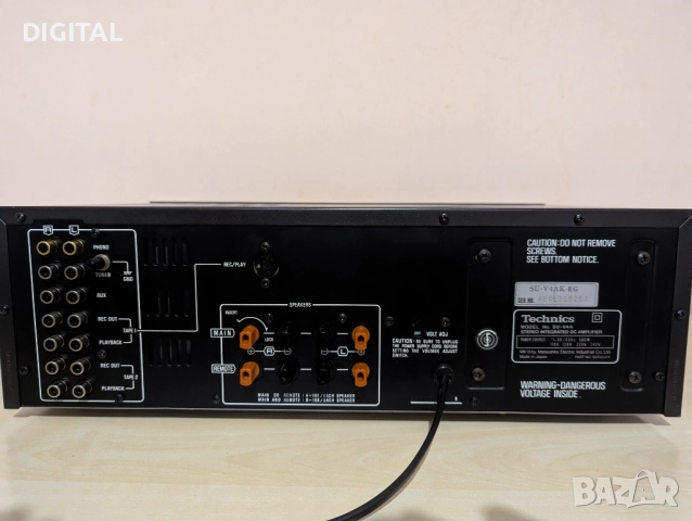 Усилвател  TECHNICS SU-V4A, снимка 3 - Ресийвъри, усилватели, смесителни пултове - 52713104